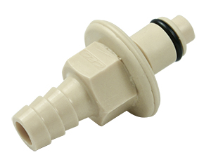 IPLCDT2200600 - RFID Stecker PP mit Schlauchtülle 9,5 mm mit Absperrung