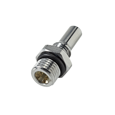 LQ2D4604BLU - Stecker MS-VC mit AG 1/4 SAE-4 mit Absperrung, blau, Non-Spill