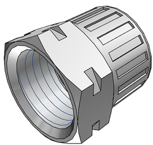 339500 - Überwurfmutter für CPC Klemmverschraubung 8,0 x 6,0 mm