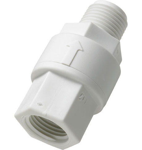 2478902 - Rückschlagventil PP 1/2" NPT (AG/IG) EPDM-Dichtungen und Hastelloy-C® Feder