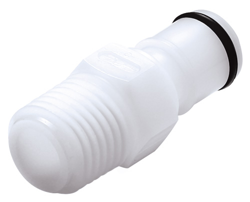 APC24004 - Stecker Acetal mit konischem AG 1/4" NPT ohne Absperrung