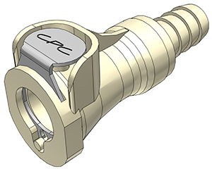 PLC1700612 - Kupplung PP mit Schlauchtülle 9,5 mm ohne Absperrung