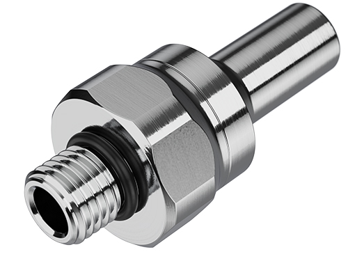 BLQ4D46004 - Stecker MS-VC mit AG 1/4 SAE mit Absperrung, Non-Spill