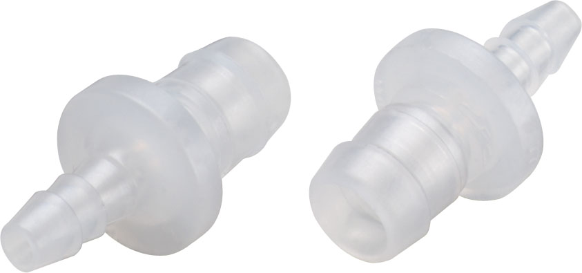 DSM2202 - Einwegstecker LDPE mit Schlauchtülle 3,2 mm ohne Absperrung