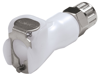 PMC1304 - Kupplung Acetal mit Klemmverschraubung 6,4 x 4,3 mm ohne Absperrung