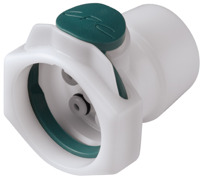 SXM1702 - Sechsfachverb. Kupplung Acetal mit 3,2 mm Acetal Stecker Einsätzen ohne Absperrung