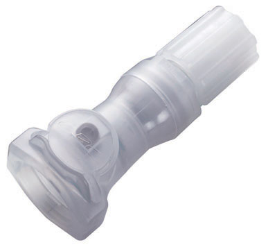 CQHD06100106 - Kupplung PP 3/8" Flare mit Absperrung metallfrei, High-Purity