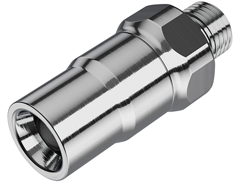 BLQ4D31004 - Kupplung MS-VC mit AG G1/4" BSPP mit Absperrung, Non-Spill