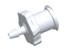 LF2130 - FEMALE LUER 1/16 HB WHITE NYLON