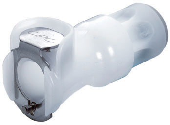 PLC14004 - Kupplung Acetal mit JG Steckanschluss 6,4 mm ohne Absperrung