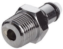 72300 - Stecker MS-VC mit konischem AG 3/8" NPT mit Absperrung, NSF (LCD24006 NSF)
