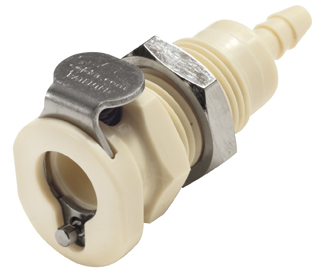 PMC160212 - Kupplung PP Schott mit Schlauchtülle 3,2 mm ohne Absperrung