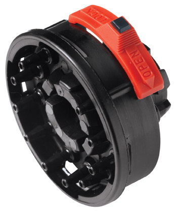 TMB10M3 - Zehnfachverb. Stecker Nylon mit 3,0 mm Acetal Stecker Einsätzen ohne Absperrung