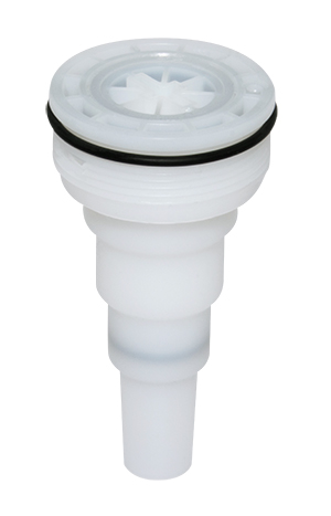 DQPRO20G2NPSST202 - Einsatz für 2" NPS (ISO G2) Gewinde (Stahlfässer und IBC-Deckel) HDPE, FKM-Dichtring