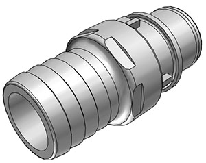 HFC221212 - Stecker PP mit Schlauchtülle 19,0 mm ohne Absperrung