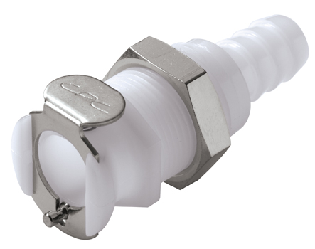 PLC16006 - Kupplung Acetal Schott/Schlauchtülle 9,5 mm ohne Absperrung